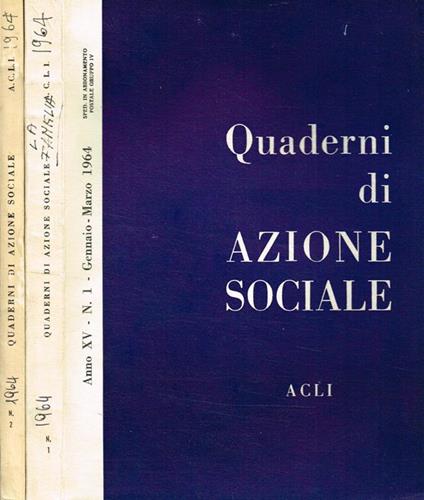 Quaderni di Azione Cattolica. Rivista trimestrale anno XV n.1, 2 - copertina
