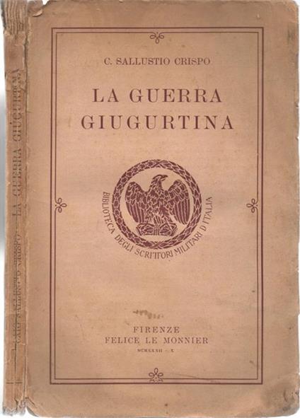 La guerra giugurtina - Tito Lucrezio Caro - copertina
