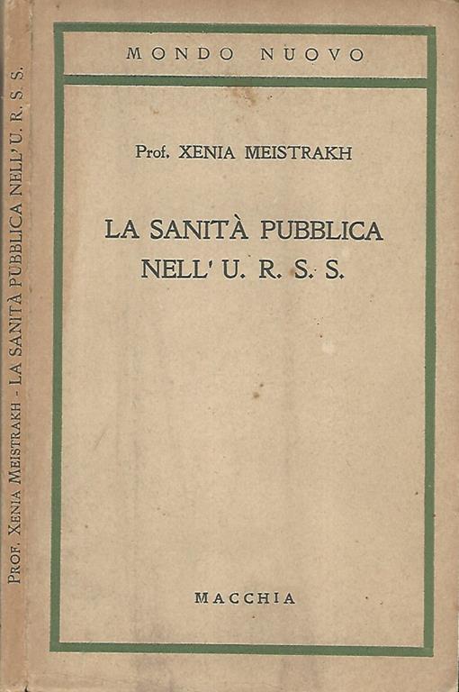 La sanità pubblica nell'U.R.S.S. - copertina
