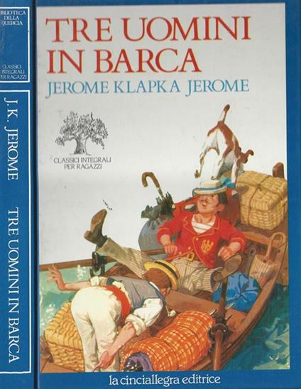 Tre uomini a zonzo - Jerome K. Jerome - copertina