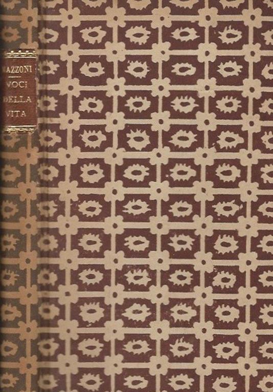 Voci della Vita - A. Mazzoni - copertina