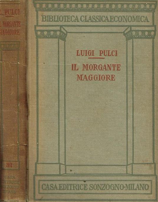 Il Morgante maggiore - Luigi Pulci - copertina