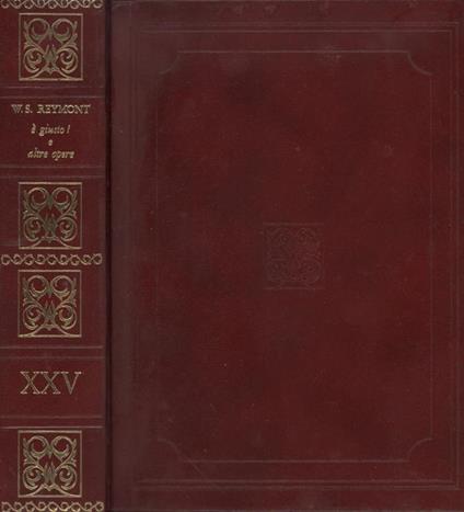 è giusto! E altre opere - Wladyslaw Reymont - copertina