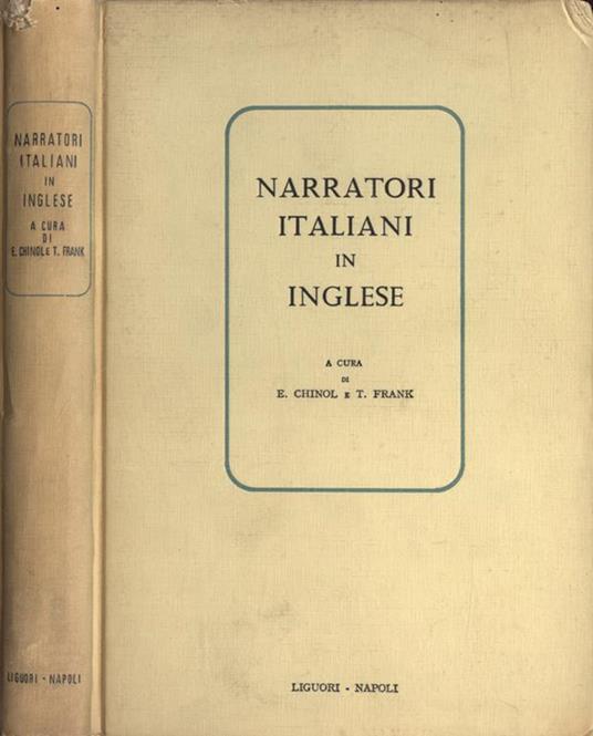 Narratori italiani in inglese - copertina
