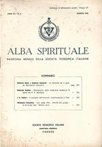 Alba spirituale. Rassegna mensile della Società Teosofica Italiana