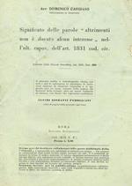 Significato delle parole 