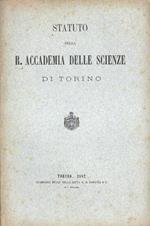 Statuto della R. Accademia delle Scienze di Torino