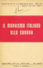 Il Marxismo italiano alla sbarra. Estratto del n.4 di Aggiornamenti sociali aprile 1951