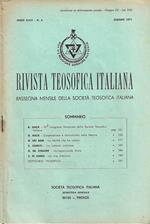 Rivista Teosofica Italiana. Rassegna mensile della Società Teosofica Italiana