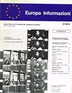 Europa informazioni. Bollettino in otto lingue del Consiglio d'Europa. N.3 4