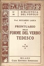 Prontuario delle forme del verbo tedesco