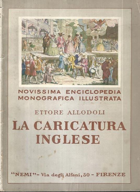 La caricatura inglese - Ettore Allodoli - copertina