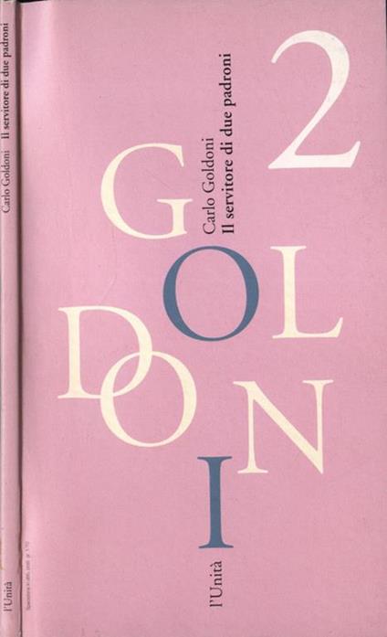 Il servitore di due padroni - Carlo Goldoni - copertina