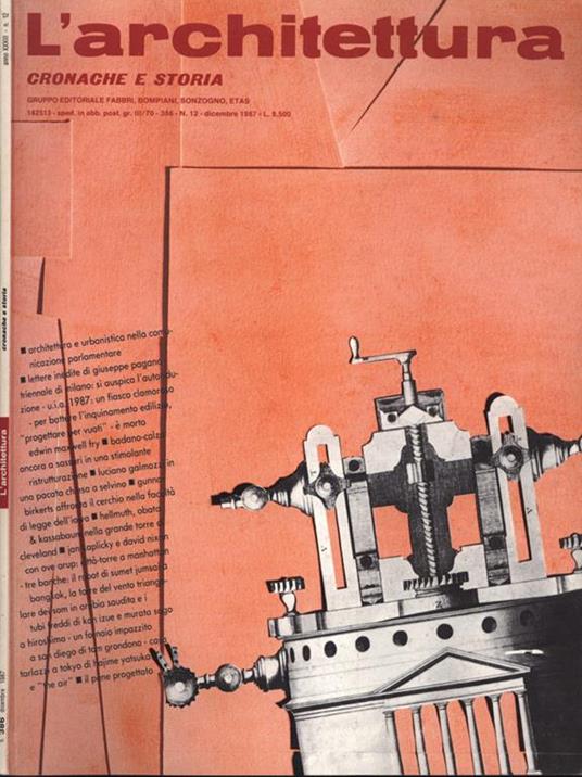 L' architettura Anno XXXIII n. 386. Cronache e storia - copertina