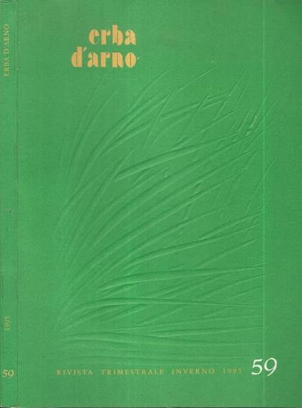 Erba d'arno numero 59. Inverno 1995 - copertina