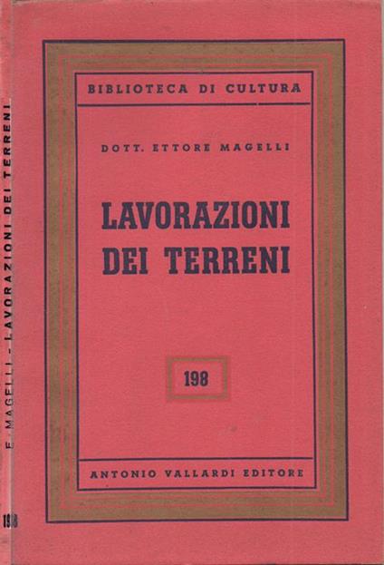Lavorazioni dei terreni - Ettore Magelli - copertina