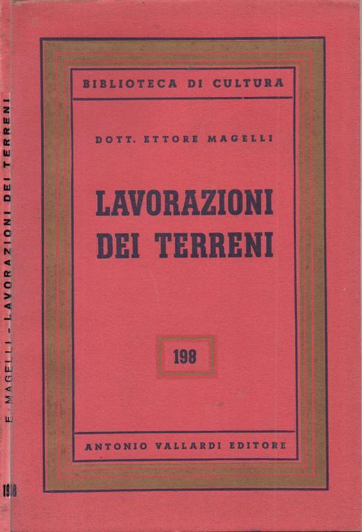 Lavorazioni dei terreni - Ettore Magelli - copertina
