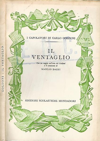 Il ventaglio - Carlo Goldoni - copertina