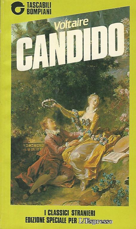 Candido ovvero l'ottimismo. Tradotto dal tedesco dal dottor Ralph - Voltaire - copertina