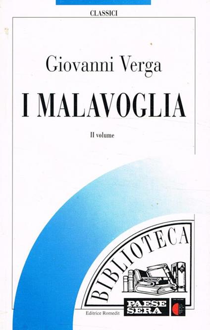 I Malavoglia - copertina