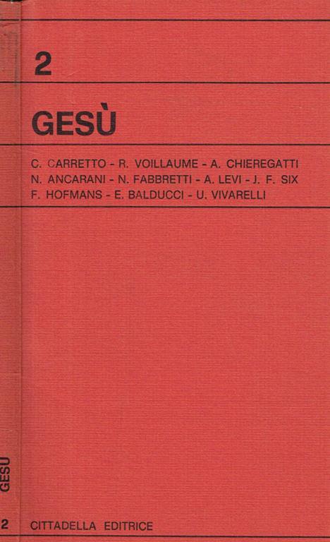 Gesù - copertina