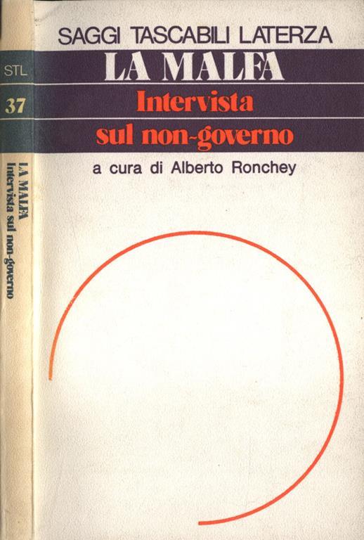 Intervista sul non. governo - Ugo La Malfa - copertina