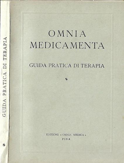 Omnia medicamenta Guida pratica di terapia – Vol. 8. Terapia delle malattie del fegato, vie biliari e pancreas – Terapia delle malattie allergiche - copertina