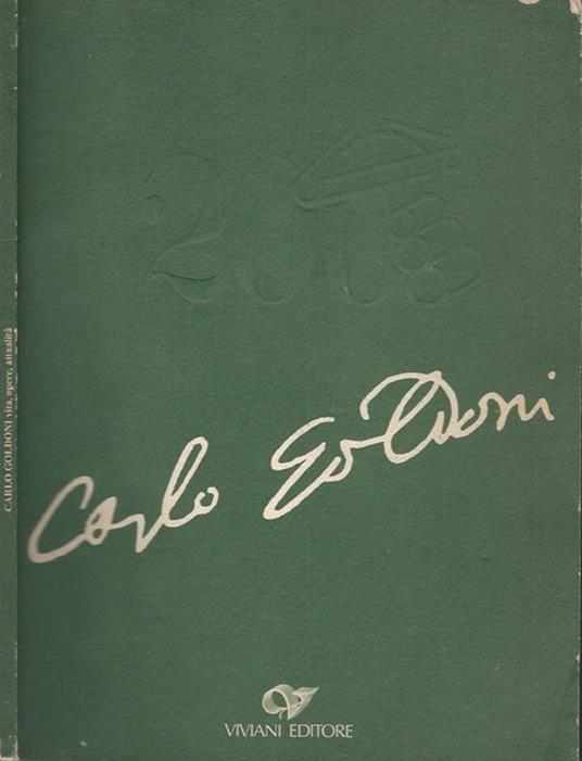 Carlo Goldoni. Vita, opere, attualità - copertina
