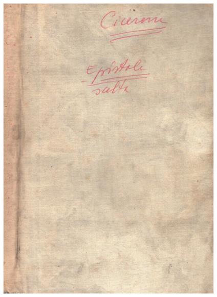 Scelta di Lettere familiari libri IV - M. Tullio Cicerone - copertina