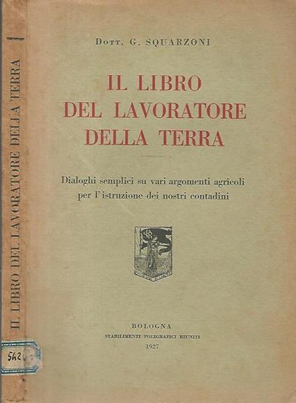 Il libro del lavoratore della terra - copertina