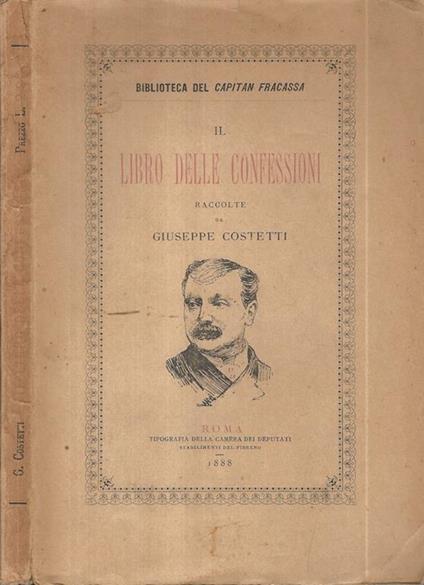 Il libro delle confessioni - Giuseppe Costetti - copertina