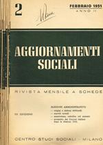 Aggiornamenti sociali. Rivista mensile a schede. Anno II n.2 3 4 5 6 7