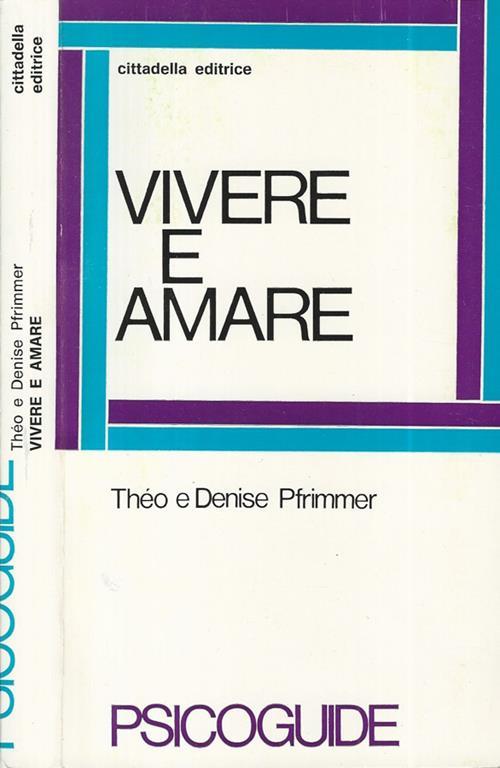 Vivere e amare - Théo Pfrimmer - copertina