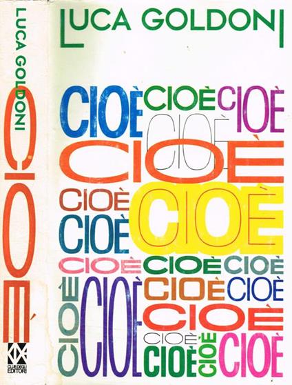 Cioè - Luca Goldoni - copertina
