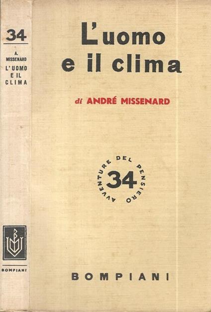 L' uomo e il clima - André Missenard - copertina