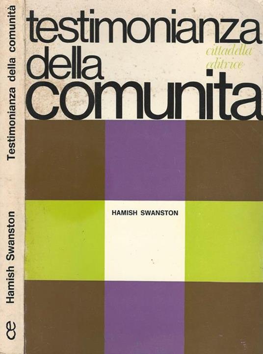 Testimonianza della comunità - copertina