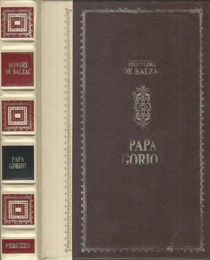 Papà Goriot - Honoré de Balzac - copertina