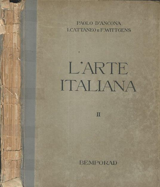 L' arte italiana vol. II - copertina