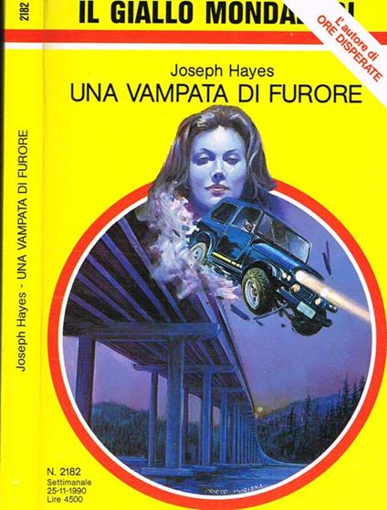Una vampata di furore - Joseph Hayes - copertina
