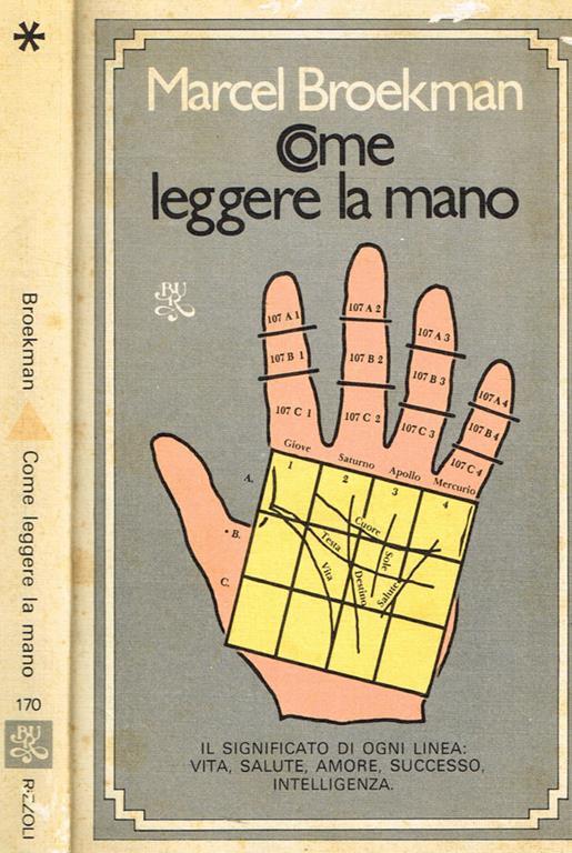 Come leggere la mano - Marcel Broekman - copertina