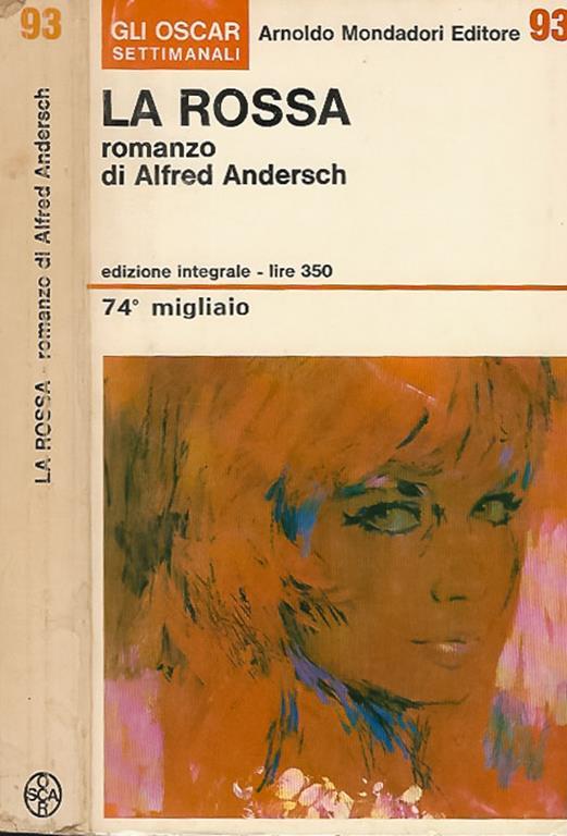 La rossa - Alfred Andersch - copertina