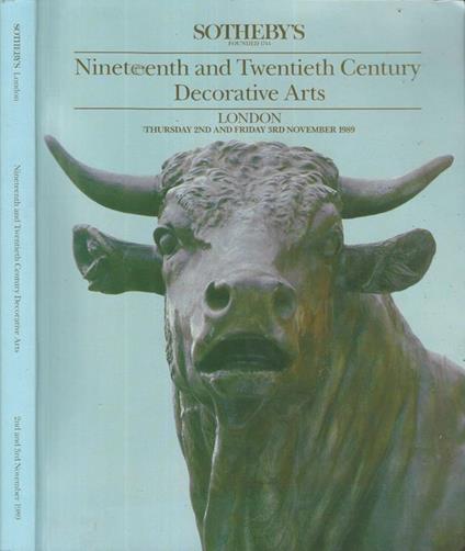 Nineteenth and Twentieth Century Decorative Arts - copertina