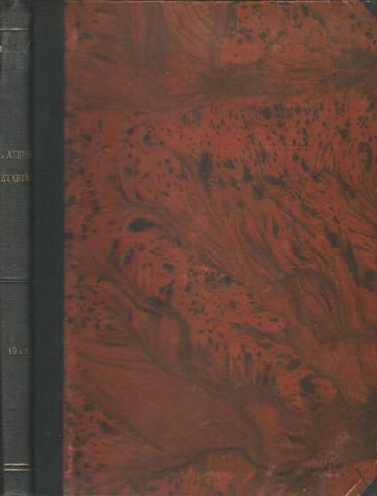 L' azione veterinaria anno XI- dal numero 1 al numero 12 - copertina