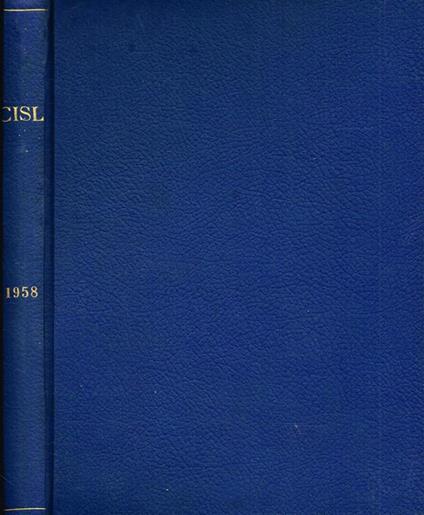 Cisl. Bollettino D'Informazioni Sindacali Anno Xi - Claudio Rocchi - copertina