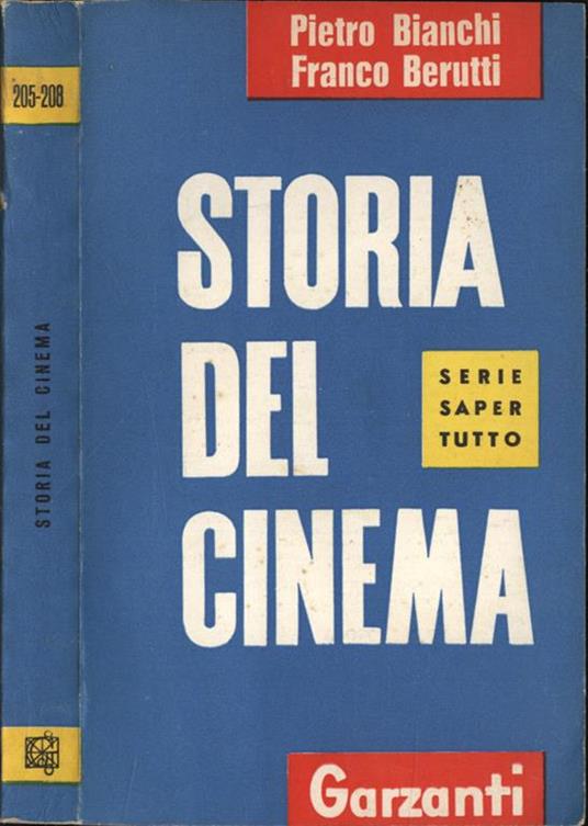 Storia del cinema - Pietro Bianchi - copertina
