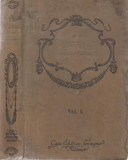 Le memorie. di un ottuagenario - Ippolito Nievo - copertina