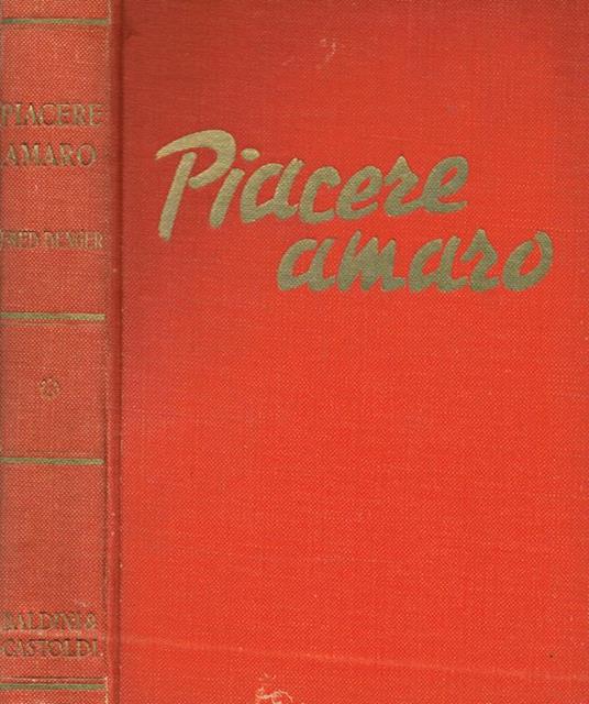 Piacere amaro - Fred Denger - copertina