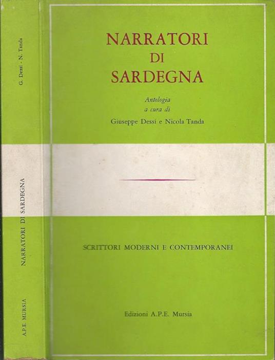 Narratori di Sardegna - Giuseppe Dessì - copertina