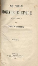 Del primato morale e civile degli italiani Tomo I