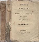 Poesie tradotte. di Vittorio Alfieri da Asti. Voluume I. Volume II